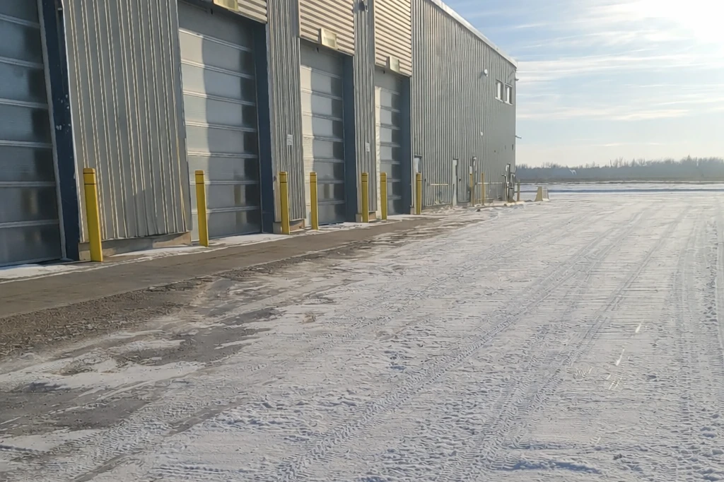 A man trimming weeds on a lawn using a weed trimmer